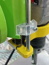 ALLSOME-soporte de taladro de banco MINIQ BG6117, soporte portabrocas eléctrico, abrazadera giratoria de banco de trabajo de marco fijo de 90 grados
