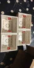 Mounting-Box Socket Switch Cassette Internal 86mm--83mm--50mm SRAN for 86-Type And White/red