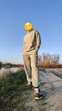 Sudadera con capucha y pantalones de chándal para mujer, chándales blancos de dos piezas, jerséis de Color sólido, chaqueta, ropa de salón, 2021