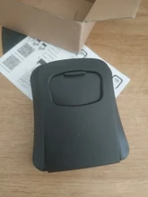 Caja de bloqueo de llave MOOL, caja de seguridad de llave de aleación de aluminio montada en pared, a prueba de agua, caja de bloqueo de llave de combinación de 4 dígitos para interior Outdoo