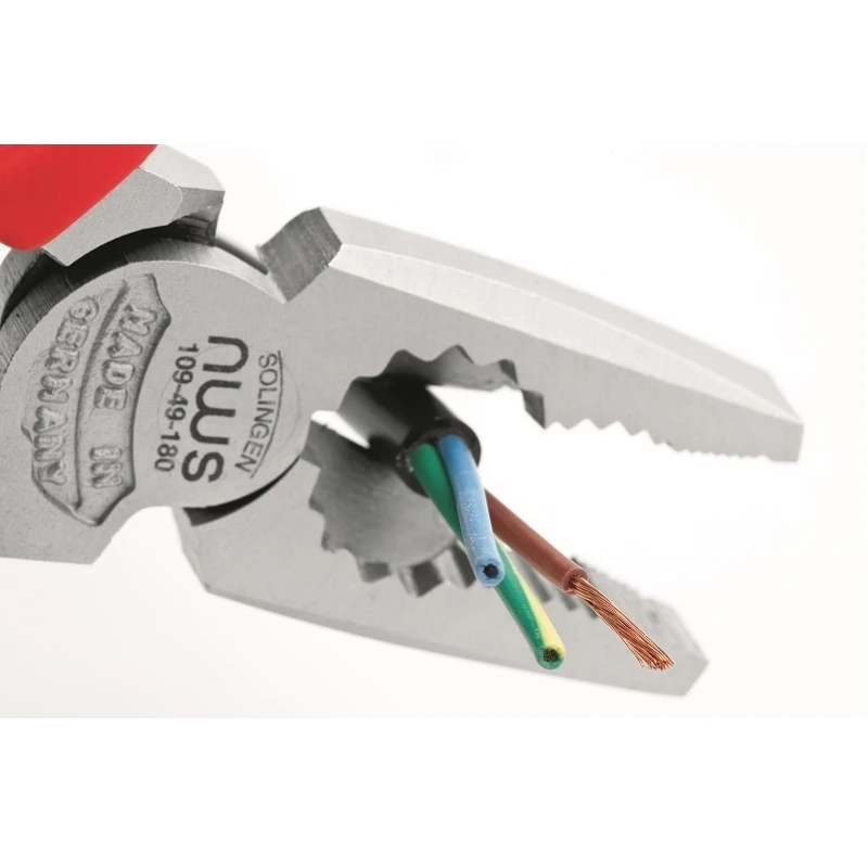 NWS Пассатижи диэлектрические CombiMax 1000В VDE 165 мм, покрытие Crom, рукоятки SoftGripp 3K
