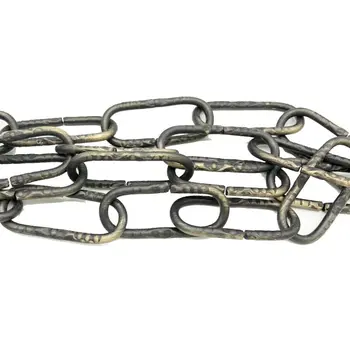 

Metal chain Old Gold color link 45mm with engraving