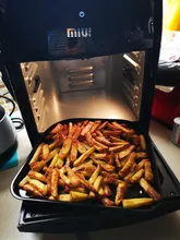 MIUI 10L/12.7QT Electric Air Fryer Oven MI-CYCLONE Rotisserie Dehydrator LED Large Capacity