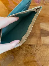 Olive Green Canvas Zipper pocket For Travelers Notebook Accessory Standard Regular size paper card holder storage bag