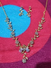 Jiayijiaduo-Conjunto de joyería nupcial clásica, accesorios para vestidos de mujer, collar cúbico, pendientes, Color dorado, vestidos de boda