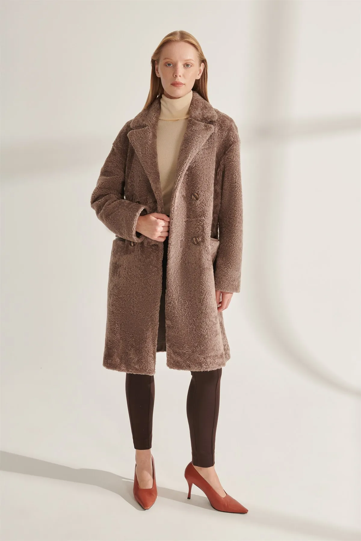 Genuine Fur Jackets Gray Genuine Leather Oversized Coats Women Winter Warm Waterproof Sheepskin Parkas Design New Street Fashion