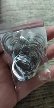 Aros de 8-40mm de diámetro redondo, conectores de cables para pendientes, anillos cerrados para DIY, fabricación de joyería de colgantes, suministros, accesorios, 20-50 Uds.