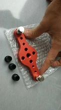 De aleación de Vertical Agujero de bolsillo Jig de la madera 6/8/10mm de perforación de madera Dowelling broca autoajustable guía Kit perforadora