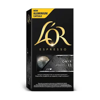 

ONYX L'OR, 10 capsules aluminum compatible NESPRESSO