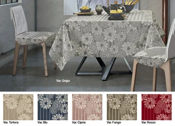 

Set 6 PCs chaircovers padded with fin design Sun Blue By Suardi