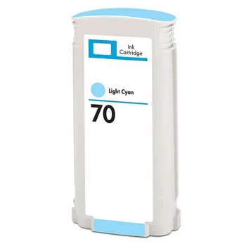 

Compatible HP 70 LIGHT CYAN INK CARTRIDGE PIGMENT C9390A 130 ml