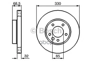 

Disc TORM front right Bosch art. 0986479250