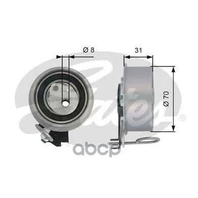 Натяжитель Ремня Грм Hyundai Tucson/Kia Sportage 1.8/2.0 Gates T43135 Gates арт. T43135