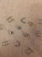 12 unids/set 2020 de oro de moda Color puños de oído hoja pendientes de Clip pendientes largos aretes pendientes para las mujeres los escaladores sin Piercing falso cartílago accesorios de aretes