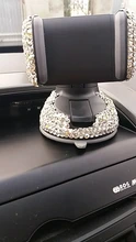 Soporte de teléfono 3 en 1 para salpicadero de coche, 360 grados, ventanas y ventilación automática, con diamantes de cristal, bricolaje, para BMW y Toyota