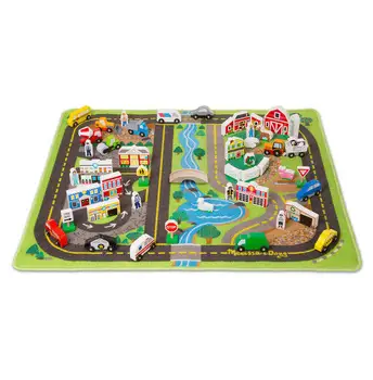 

Deluxe Road Rug Play Set M & D toy articles created Manual