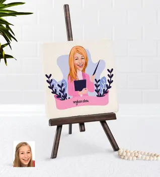 

Personalized Women 'S Class Teacher Şovaleli Natural Taş-2