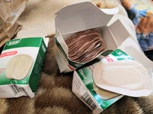 Envío Gratis 60 uds/3 cajas 5.8X8.2CM transpirable parche tirita médico ojo estéril de vendas adhesivas Kit de primeros auxilios