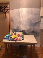 Landscape Wallpaper Photo-Mural Beibehang Decoration Painting Custom-Ink Bedroom Living-Room