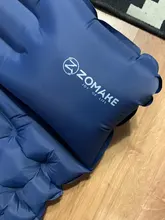 Zomake-esponja a presión con el pie para acampar al aire libre, colchoneta para dormir al aire libre, para senderismo, 200x66cm