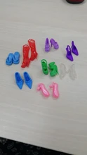 Slippers Dress Toys Sandals Random-Shoes Colorful-Accessories Barbie-Doll Girls Fashion