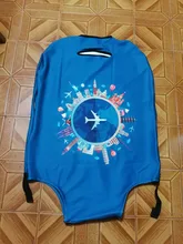 Funda protectora para maletas de 18 a 32 pulgadas, accesorio de viaje, cubierta de equipaje elástico, más gruesa