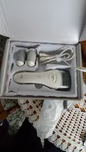 PRITECH-pies eléctricos 1138, removedores de callos, Lima de pies recargable con 3 cabezales de molienda, herramienta impermeable para el cuidado de los pies