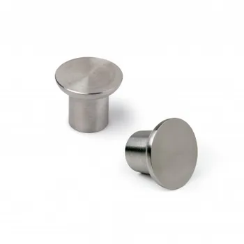

Box with 10 knobs contemporary made of stainless steel, finish Inox matte and 30 mm in diameter.