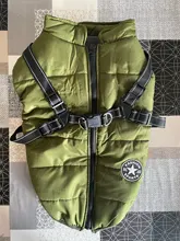 Chaleco con arnés para mascota ropa de cachorro chaqueta para perro impermeable ropa cálida para mascotas de invierno para perros pequeños Shih Tzu Chihuahua Pug abrigo
