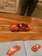 Cada-coche de carreras a Control remoto para niños, Compatible con bloques de construcción MOC de alta tecnología RC, supercoche deportivo, bloques, regalos