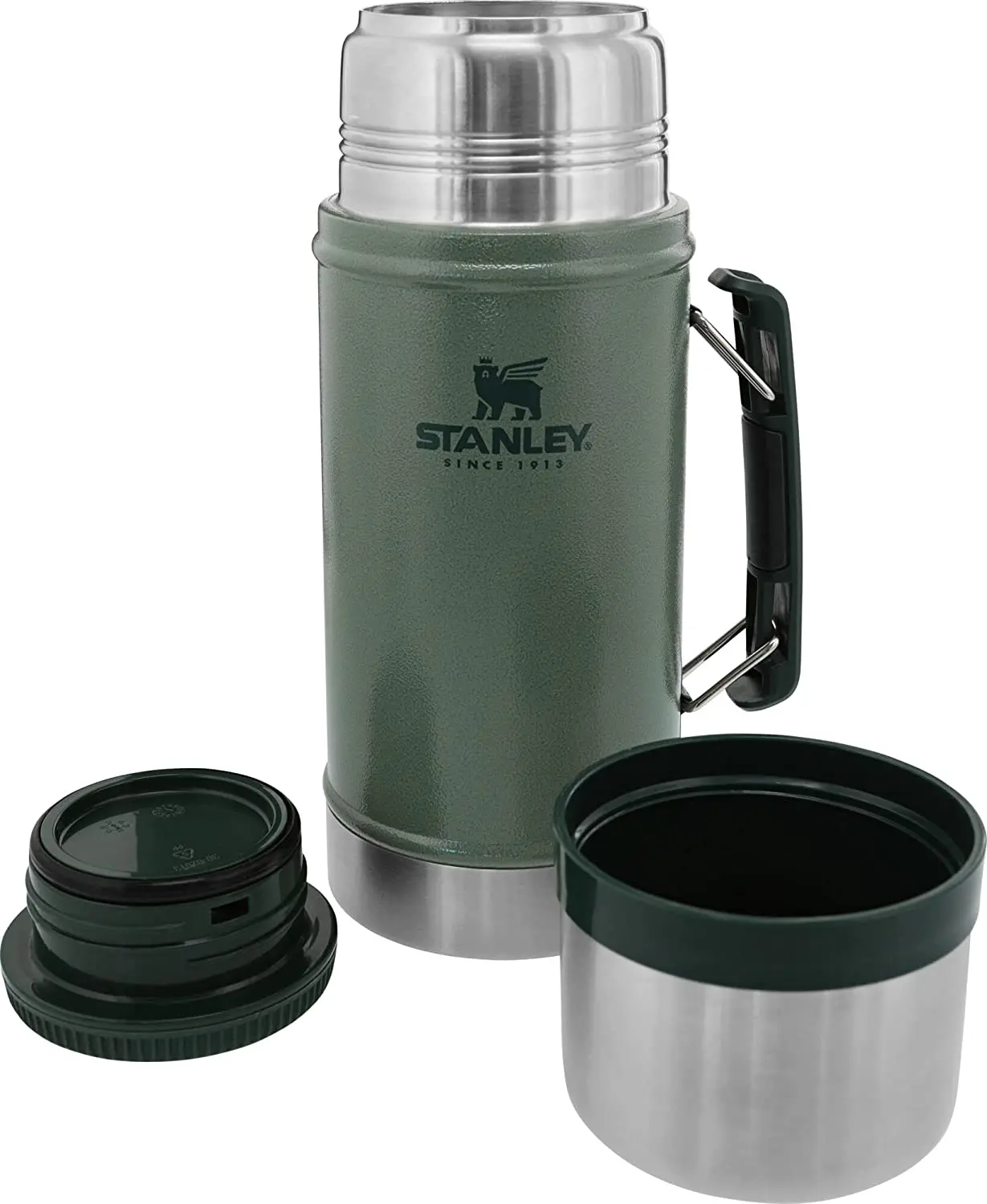 Thermos for food Stanley Classic 0.94l dark green (10-07937-003) -  AliExpress