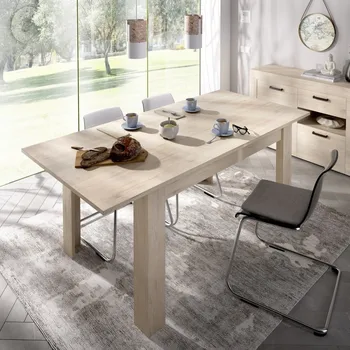

DINE model extendable dining KIT table in NATURAL COLOR
