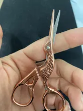 Tijeras de acero inoxidable de colores para manualidades, 1 Uds.