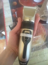 Cortadora de pelo profesional para hombre, cortadora de pelo Digital recargable por Usb, cuchilla de cerámica para corte de pelo