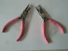 Juego de herramientas y accesorios de diseño para joyería DIY, manija bonita, Color rosa, antideslizante, empalme y fijación