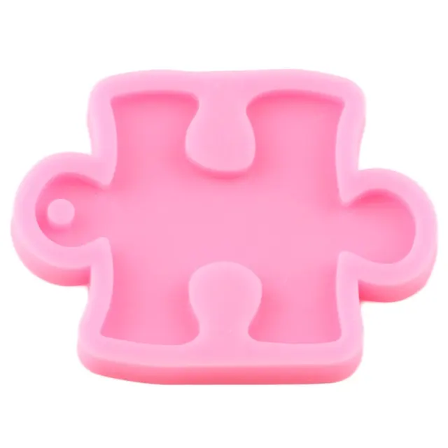 3D -S Puzzle Alakú Kulcstartó Szilikon Penész Diy Kézműves Ékszer Medál Epoxi Gyanta Formák Fondant Cukorka Csokoládé Cupcake Topper - Image 6