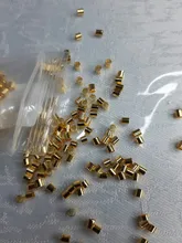 500 unids/lote bola crimpado final tapón espaciador perlas para la fabricación de la joyería DIY resultados suministros