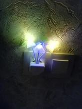 Luminaria-Lamp Mushroom Night-Light Us-Plug LED Induction-Dream Novelty Fungus 220V EU