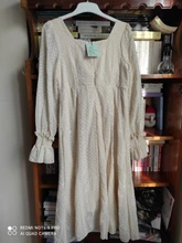 Dress Women Long-Sleeve Vintage Fairy Party-Midi French Elegant Designer Autumn Chiffon