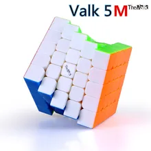 Qiyi Valk 5 M Магнитный 5x5x5 скоростной куб valk5 M 5x5 Магнитный магический куб Valk5M Головоломка Magic cubo QiYi 5x5 Cube valk5m cube
