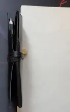 Nuevo estilo de cuero de la PU monedero bolsa de maquillaje Pem lápiz caso cosmético bolso Retro