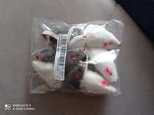 False-Mouse Simulation-Mice Noise-Playing-Toys Rabbit-Fur Kitten For Cats Pet-Supplies