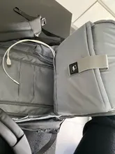 Tigernu-Mochila antirrobo con cremallera oculta para hombre, morral escolar para ordenador portátil de 15,6 pulgadas, repelente al agua, para viaje, con cargador USB, 20L