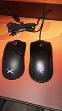 Delux-ratón inalámbrico M800 RGB para juegos por Cable, Mouse ligero y ergonómico con Cable de cuerda suave, 2,4 Ghz, modo Dual, 16000 DPI, 1000Hz