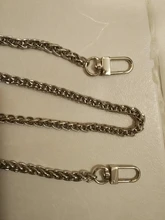 Correa de metal para bolso, con asa de 120 cm/100 cm, repuesto para bolso de mano, bandolera, 4 colores