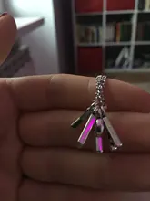 Pop Coreano de moda aleación Simple cartas ejército clavícula collar de cadena para las mujeres Vintage de Metal colgante de joyería al por mayor