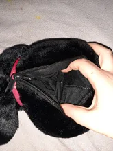 Estuche de lápices kawaii para niñas, estuche escolar de felpa con diseño de gato, de lona, estuche escolar para lápices