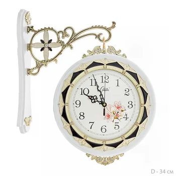 

Clock interior wall double-sided 34 cm model 8000-2