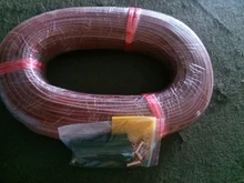 Cable de calefacción de fibra de carbono, cubierta de goma de silicona mejorada, 33 Ohm/m 3mm, 100 metros