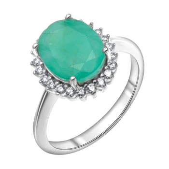 

Ring made of silver with cubic zirconia Sint. And cubic zirconia